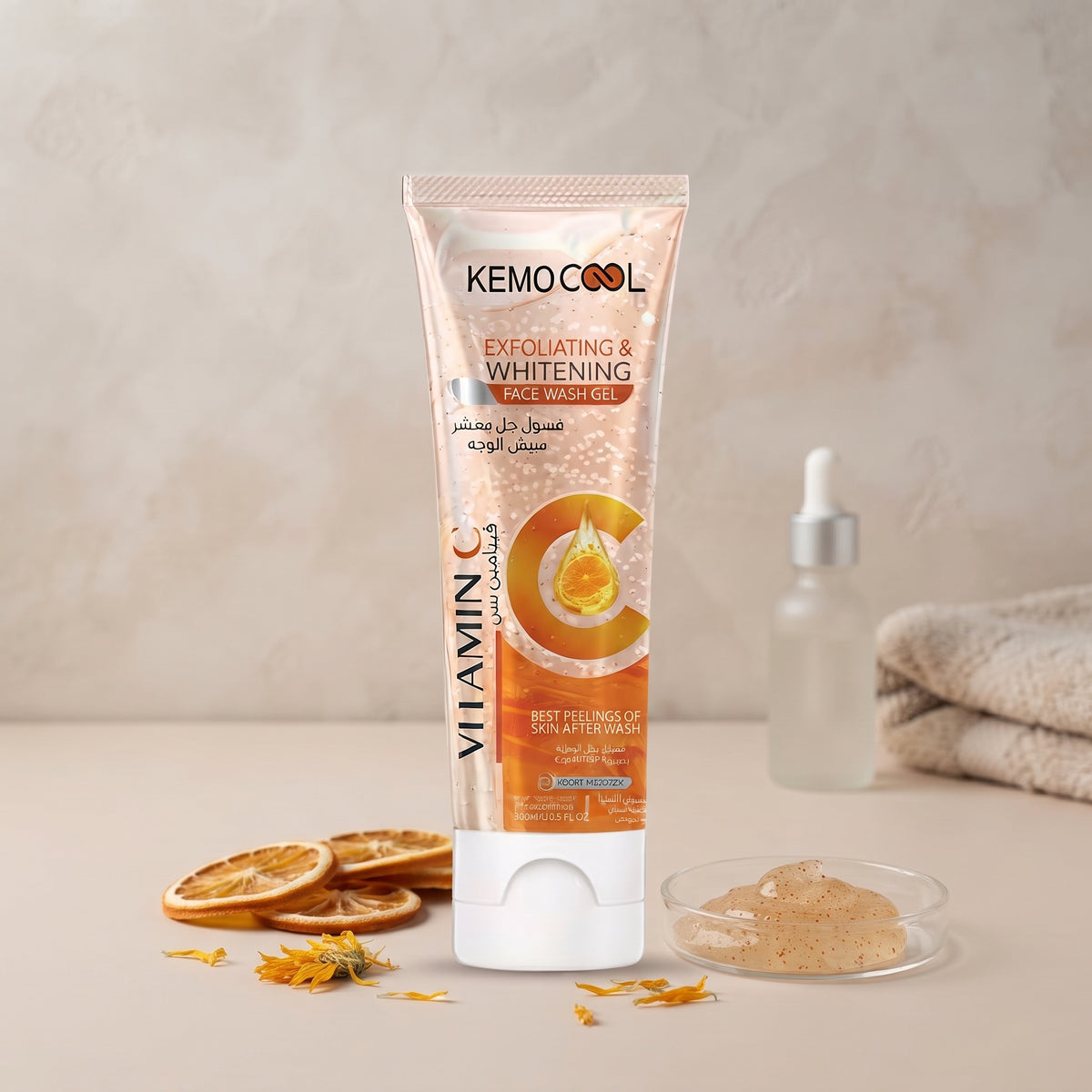 Chemo Cool Vitamin C Whitening Facial Exfoliating Gel Wash