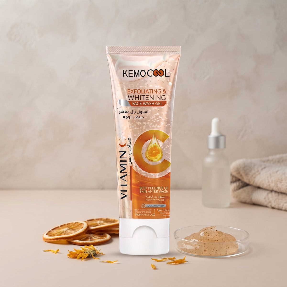 Chemo Cool Vitamin C Whitening Facial Exfoliating Gel Wash