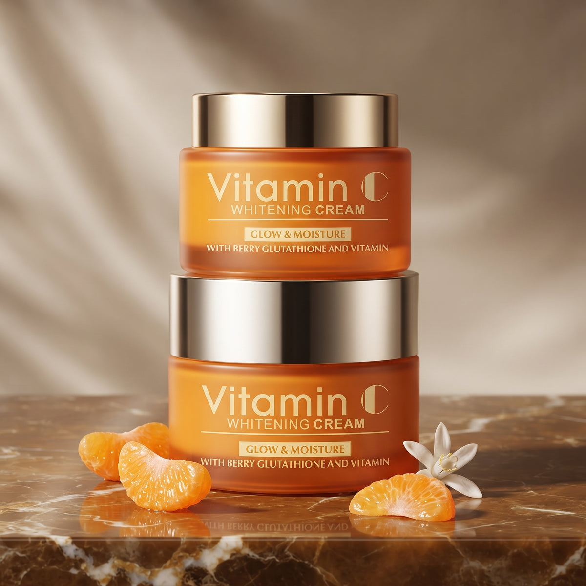 Disaar Organic Glowing Moisturizer Cream Face Anti Aging Brightening Whitening Vitamin C Face Cream