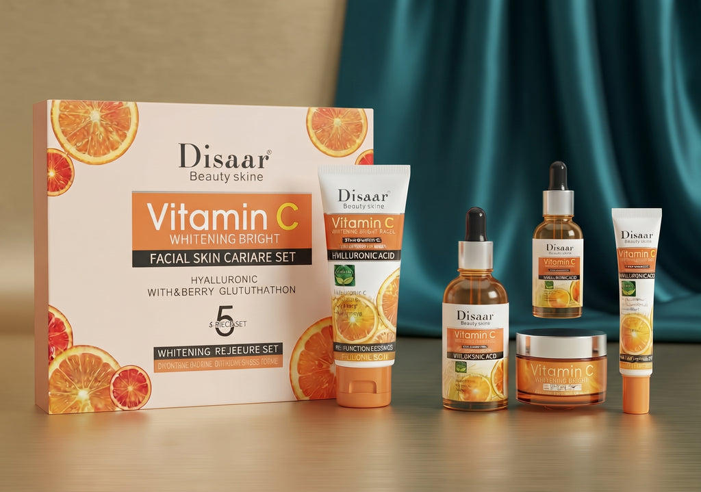 Disaar Vitamin C Brightening Facial Skincare 5-Piece Set