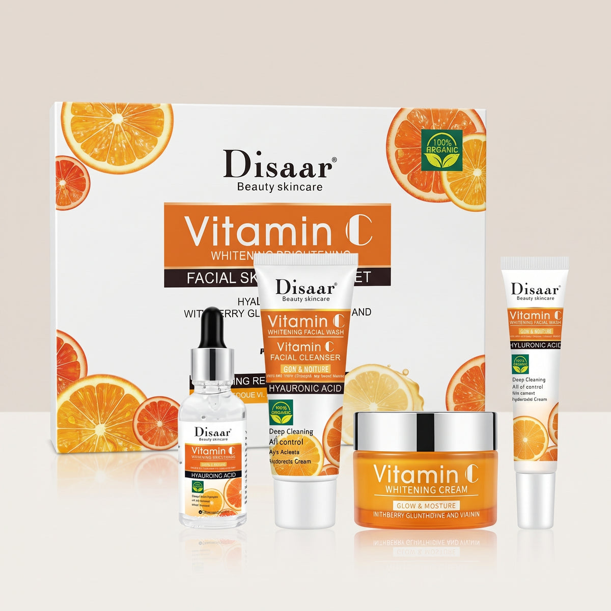 Disaar Vitamin C Whitening Facial Skin Care Set