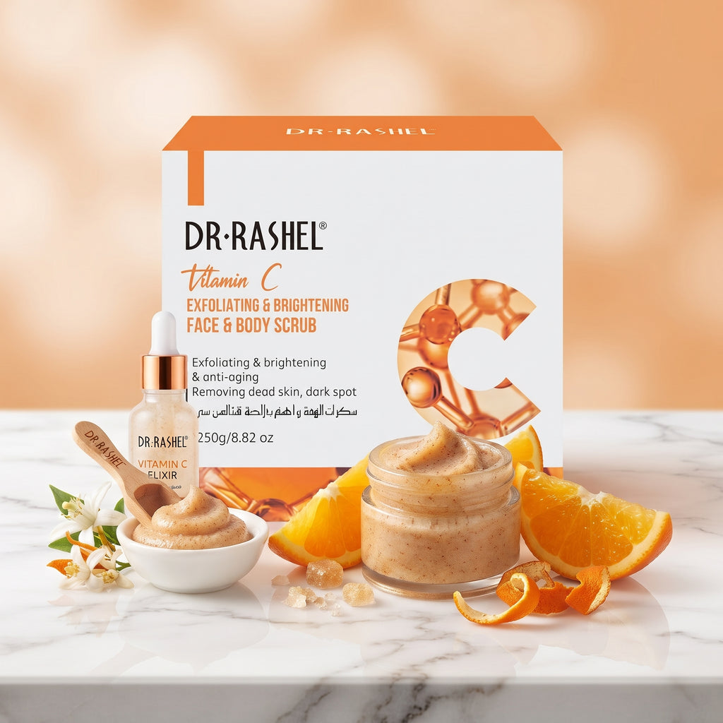 Dr. Rashel Vitamin C – Exfoliating & Brightening Face & Body Scrub – image 5