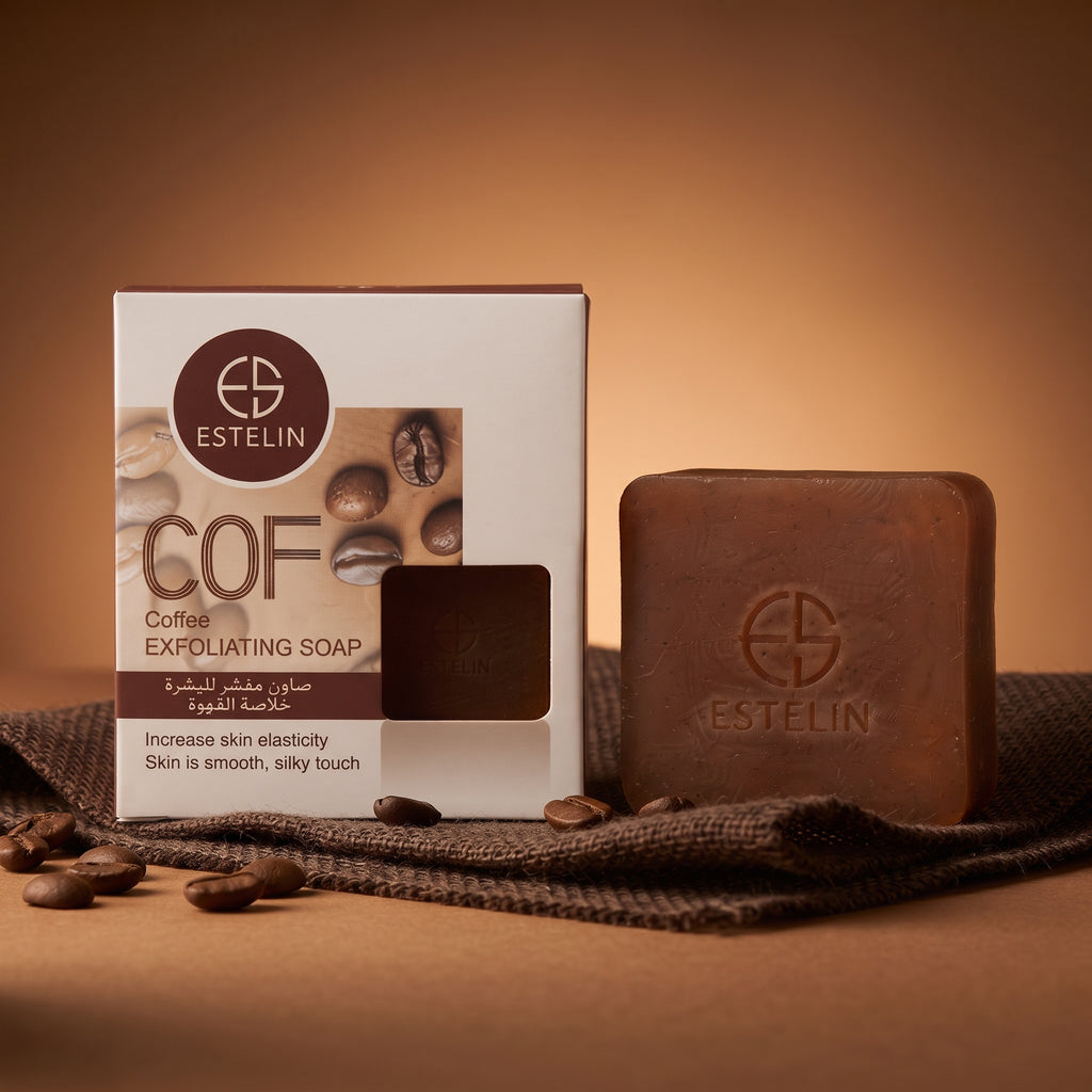 Estelin New Coffee Exfoliating Soap Increase Skin elasticity Skin is Smooth, Silky Touch