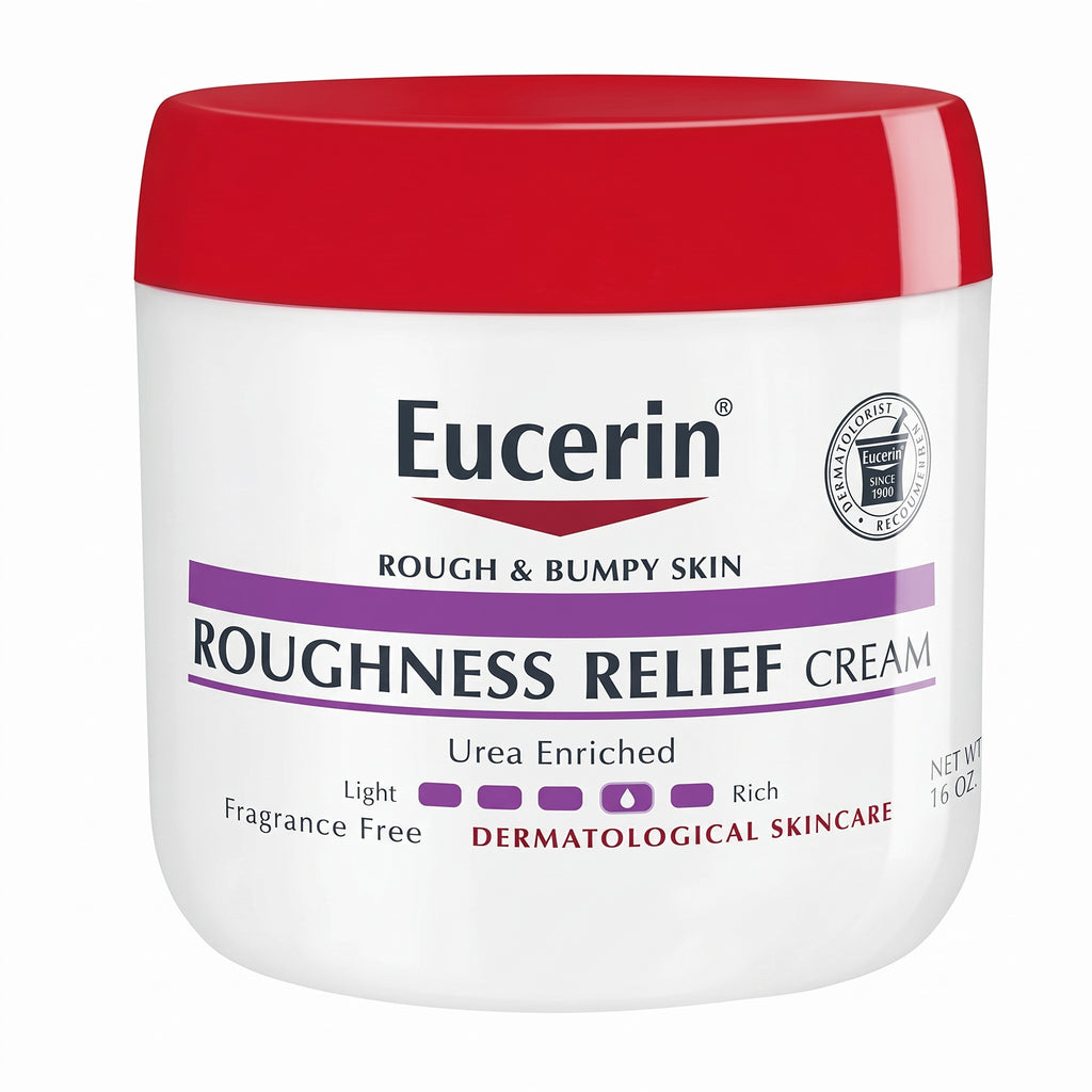 Eucerin Roughness Relief Cream 454g – Fragrance-Free Cream for Rough, Dry Skin