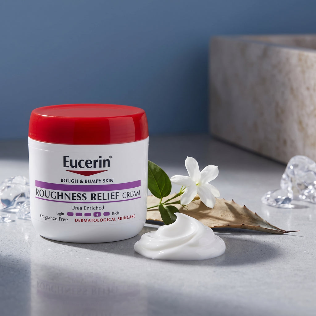 Eucerin Roughness Relief Cream 454g – Fragrance-Free Cream for Rough, Dry Skin