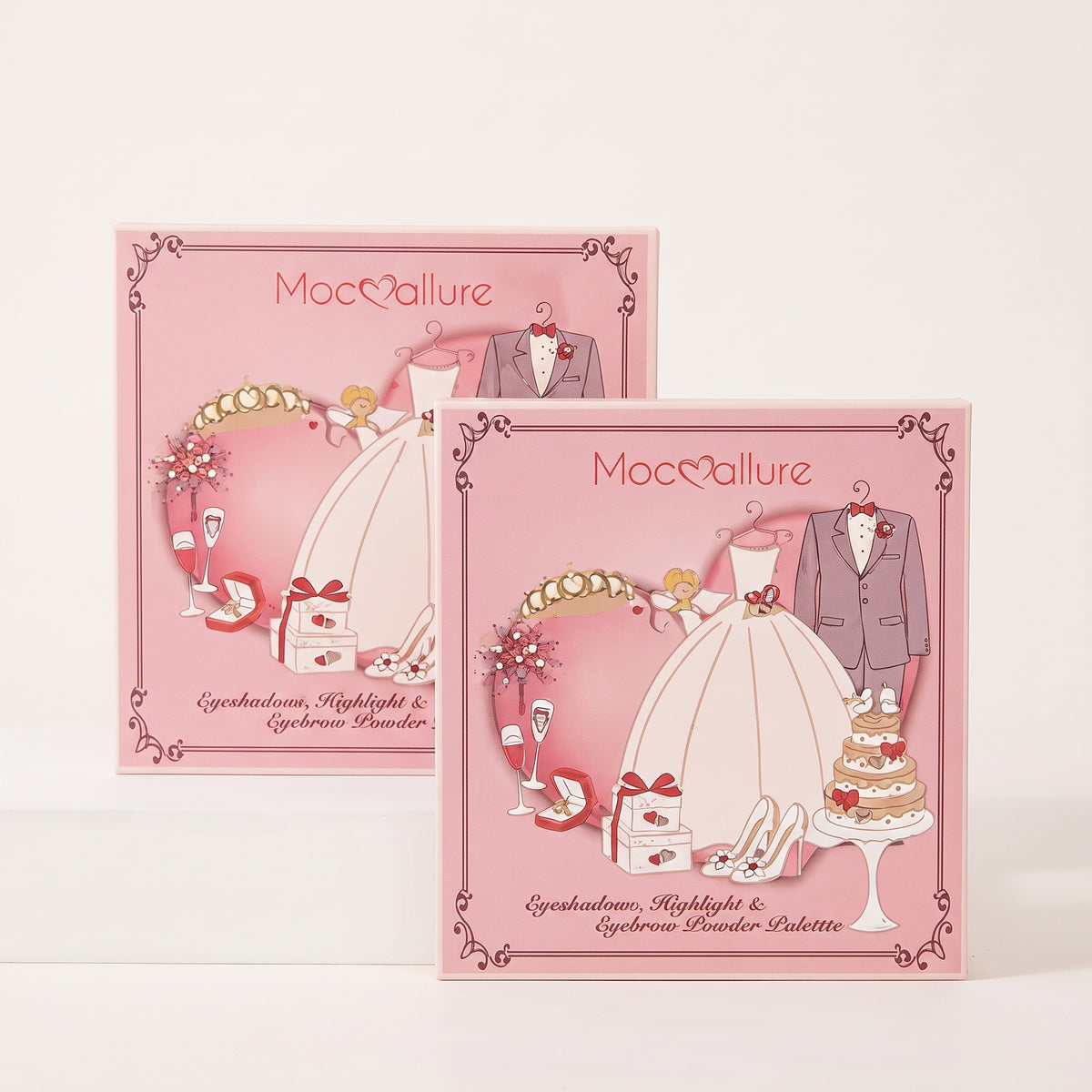 Mocallure Eyeshadow & Highlight & Eyebrow Powder Palette – image 3