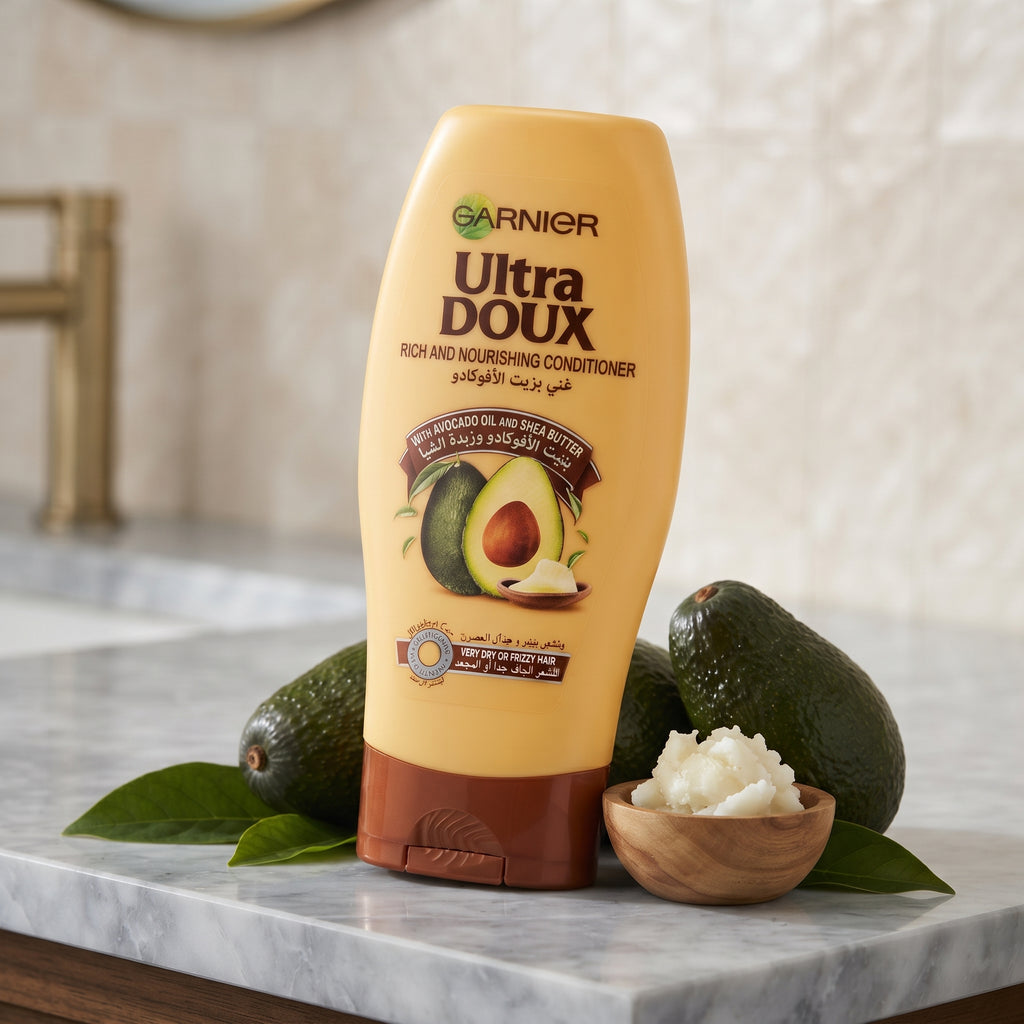Garnier Ultra Doux Avocado Oil & Shea Butter Conditioner 400ml – image 2