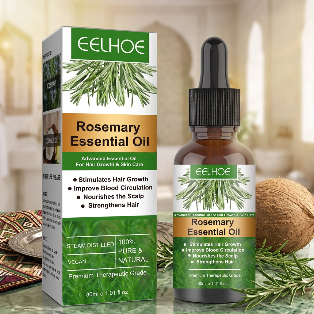 Rosemary Hair Growth Oil – Anti-Hair Loss Scalp Treatment for Men & Women