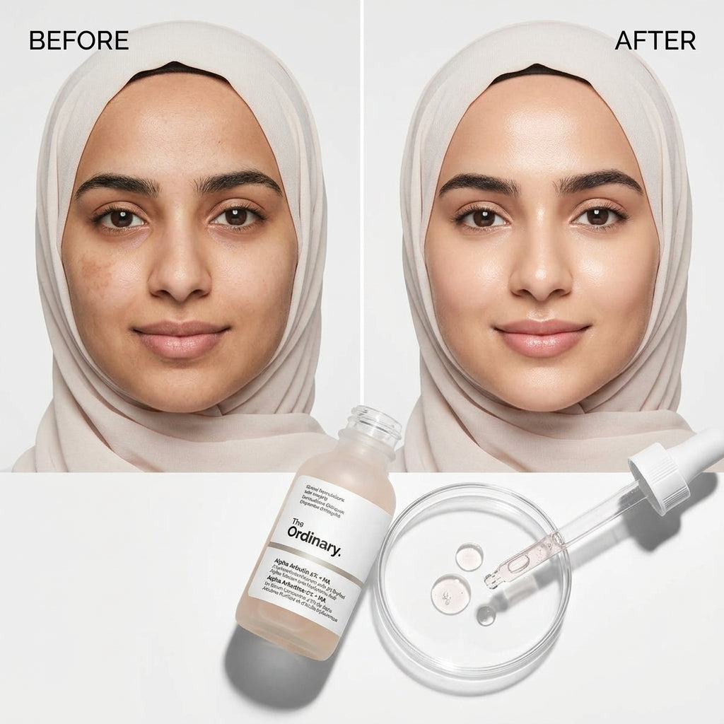 The Ordinary Alpha Arbutin 2% + HA 30ml – Brightening Serum for Dark Spots & Uneven Tone
