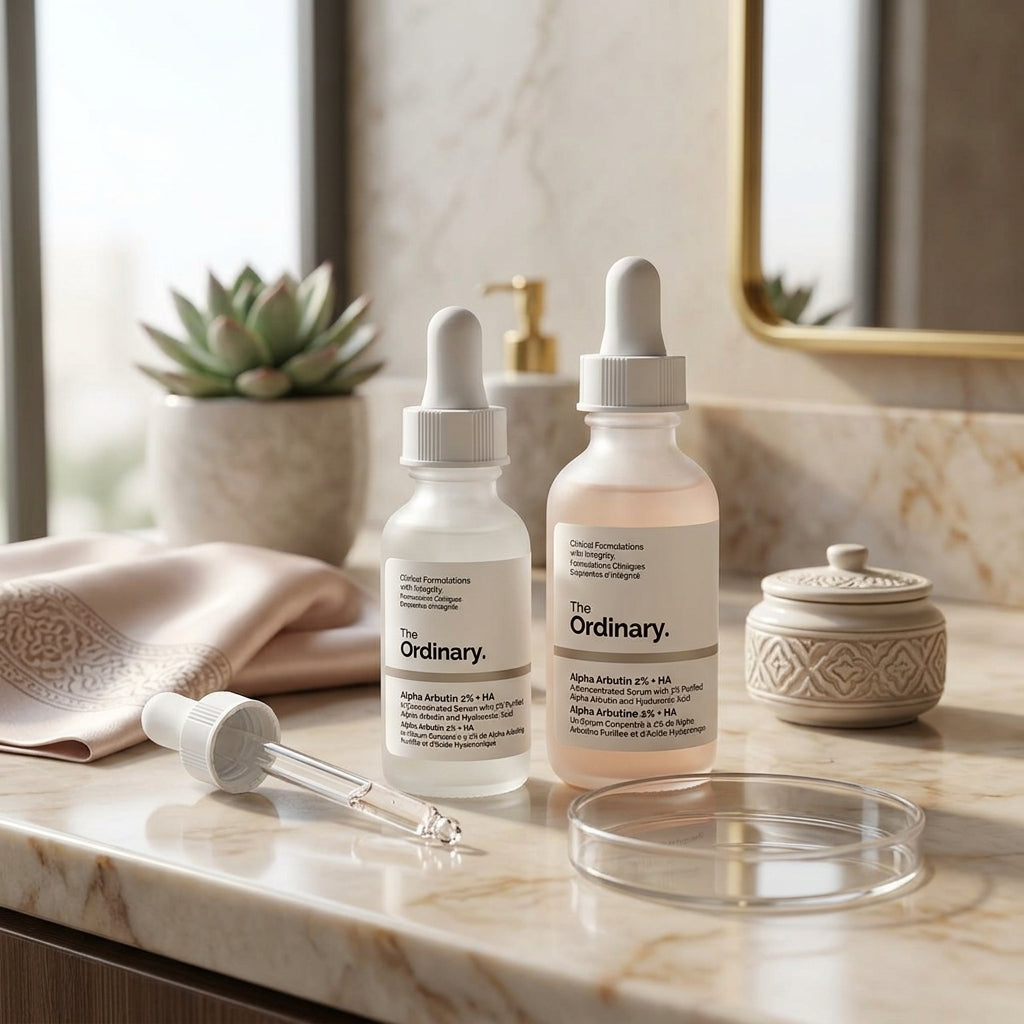 The Ordinary Alpha Arbutin 2% + HA 30ml – Brightening Serum for Dark Spots & Uneven Tone