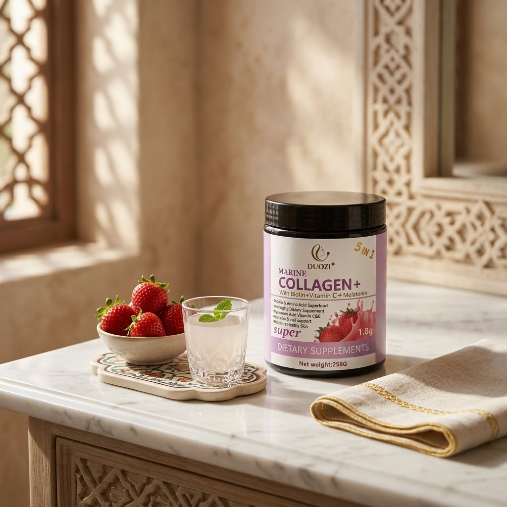 Super Marine Collagen Powder with Biotin, Vitamin C & Melatonin