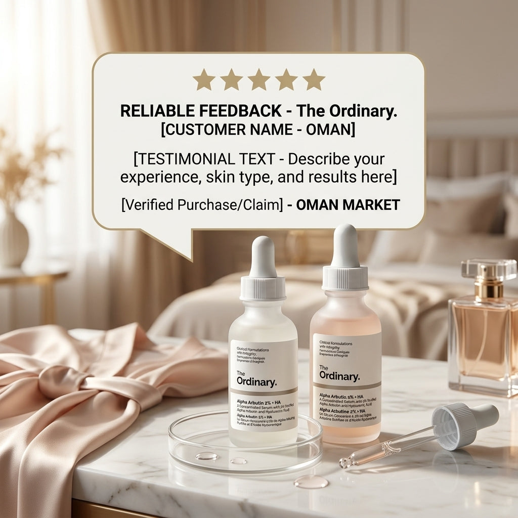 The Ordinary Alpha Arbutin 2% + HA 30ml – Brightening Serum for Dark Spots & Uneven Tone