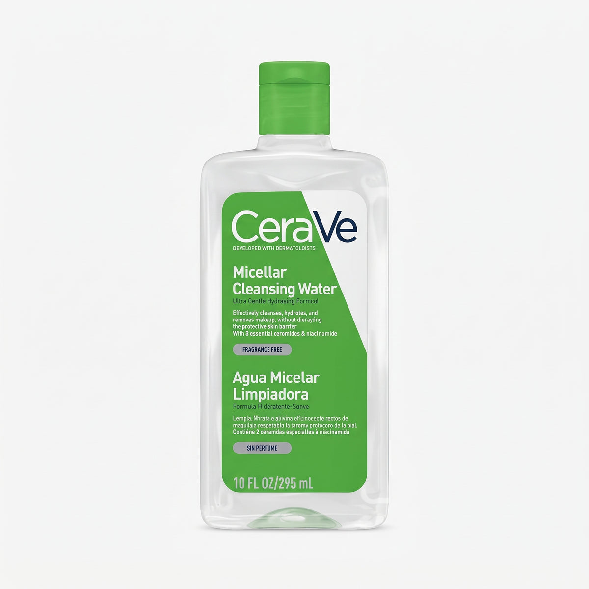 CeraVe ماء ميسيلي منظّف 295 مل – مزيل مكياج للبشرة الحسّاسة