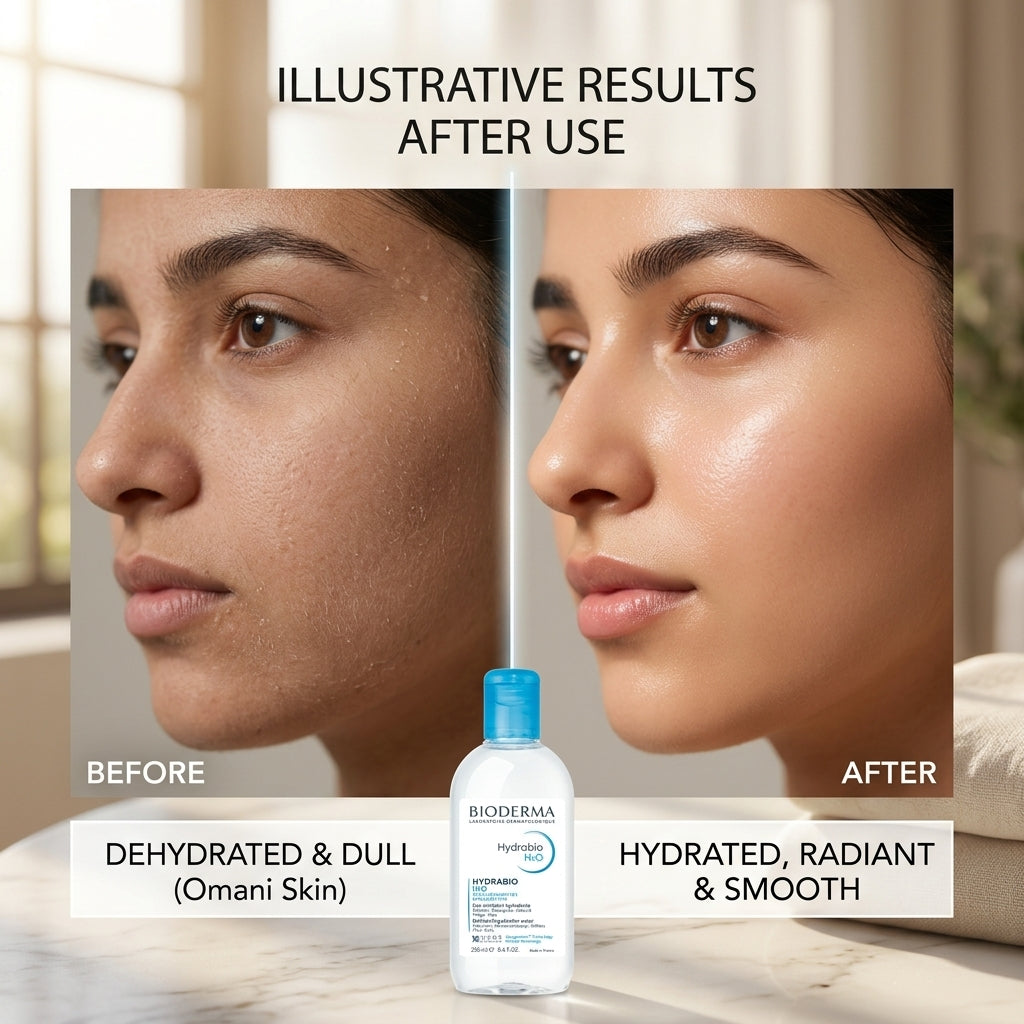 Bioderma Hydrabio H2O application