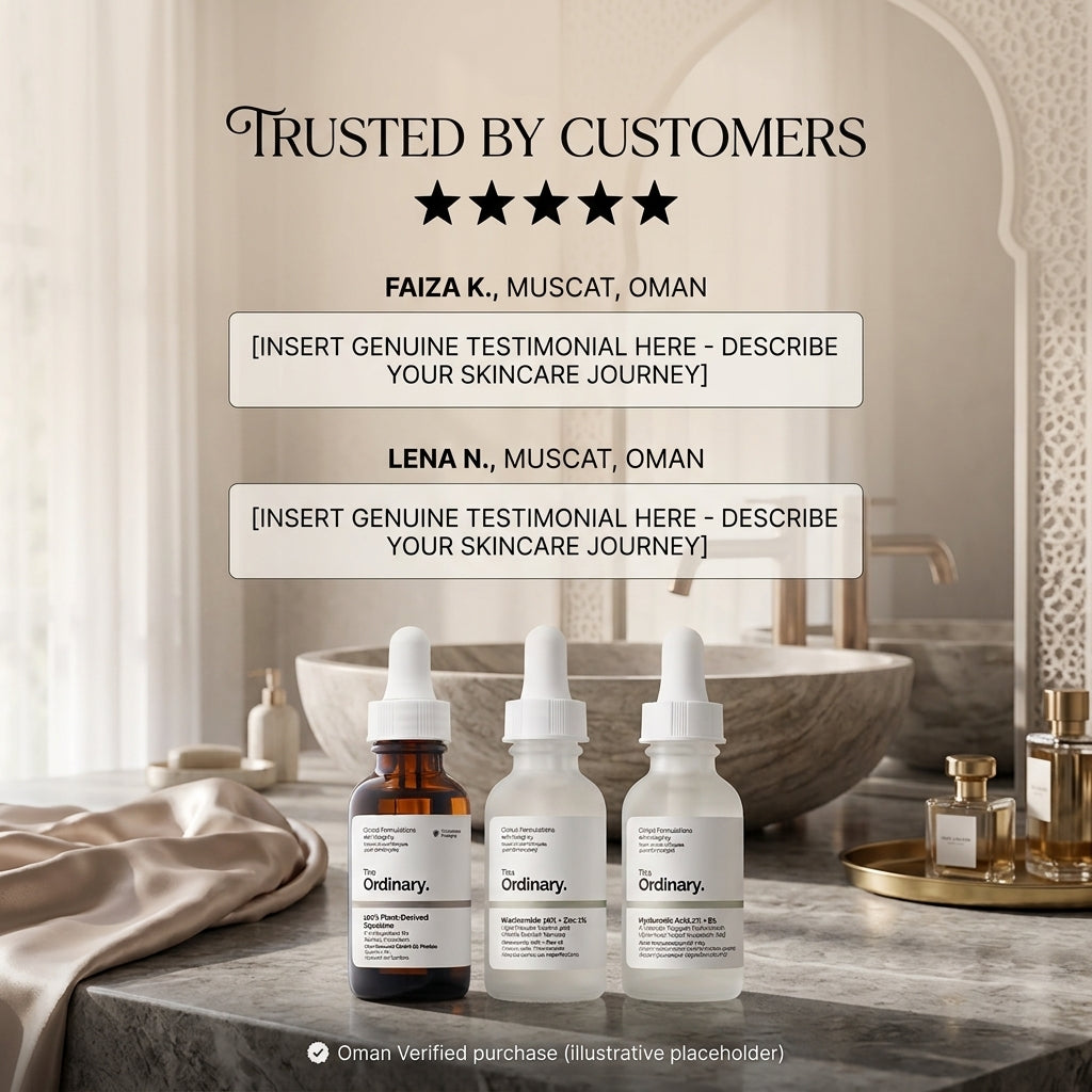The Ordinary Face Serum Set – Niacinamide 10% + Zinc, Hyaluronic Acid 2% + B5 & Squalane