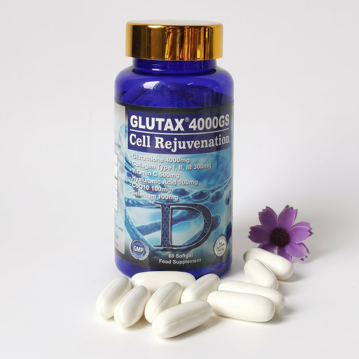 Glutathione Vitamin C Collagen 3-in-1 Supplement 20000mg