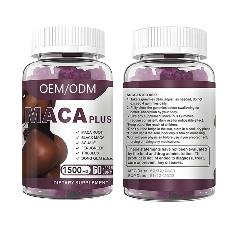 Maca Plus Vegan Gummies 1500mg – authentic wellness supplement in Oman