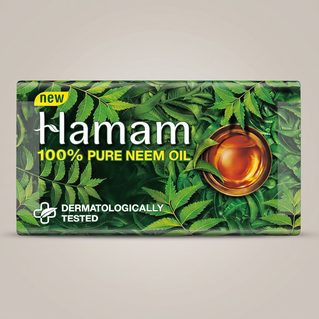 Hamam Pure Neem Oil Soap 150g – Natural Purifying Cleansing Bar