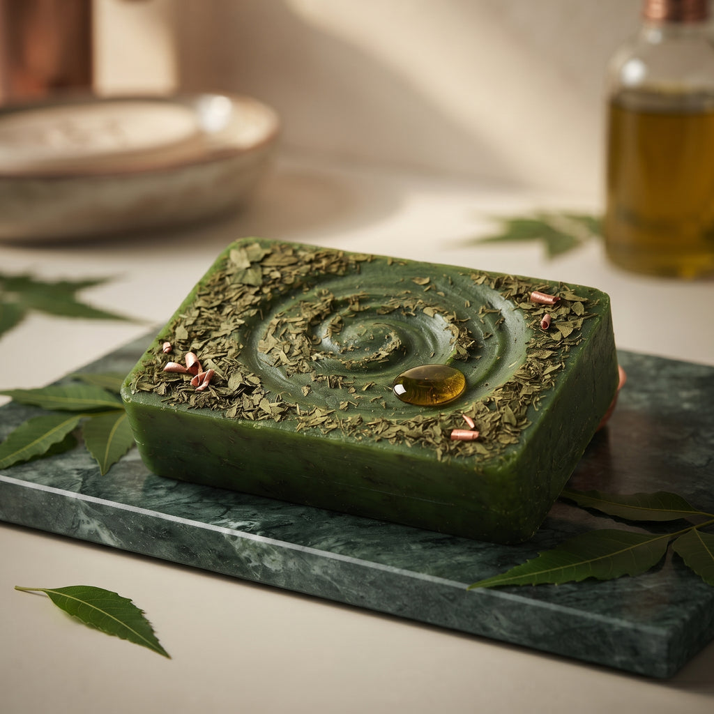 Hamam Pure Neem Oil Soap 150g – Natural Purifying Cleansing Bar – image 2