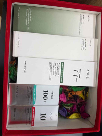 Anua Heartleaf Pore Control & Soothing Clear Set – Korean Skincare for Acne-Prone Skin