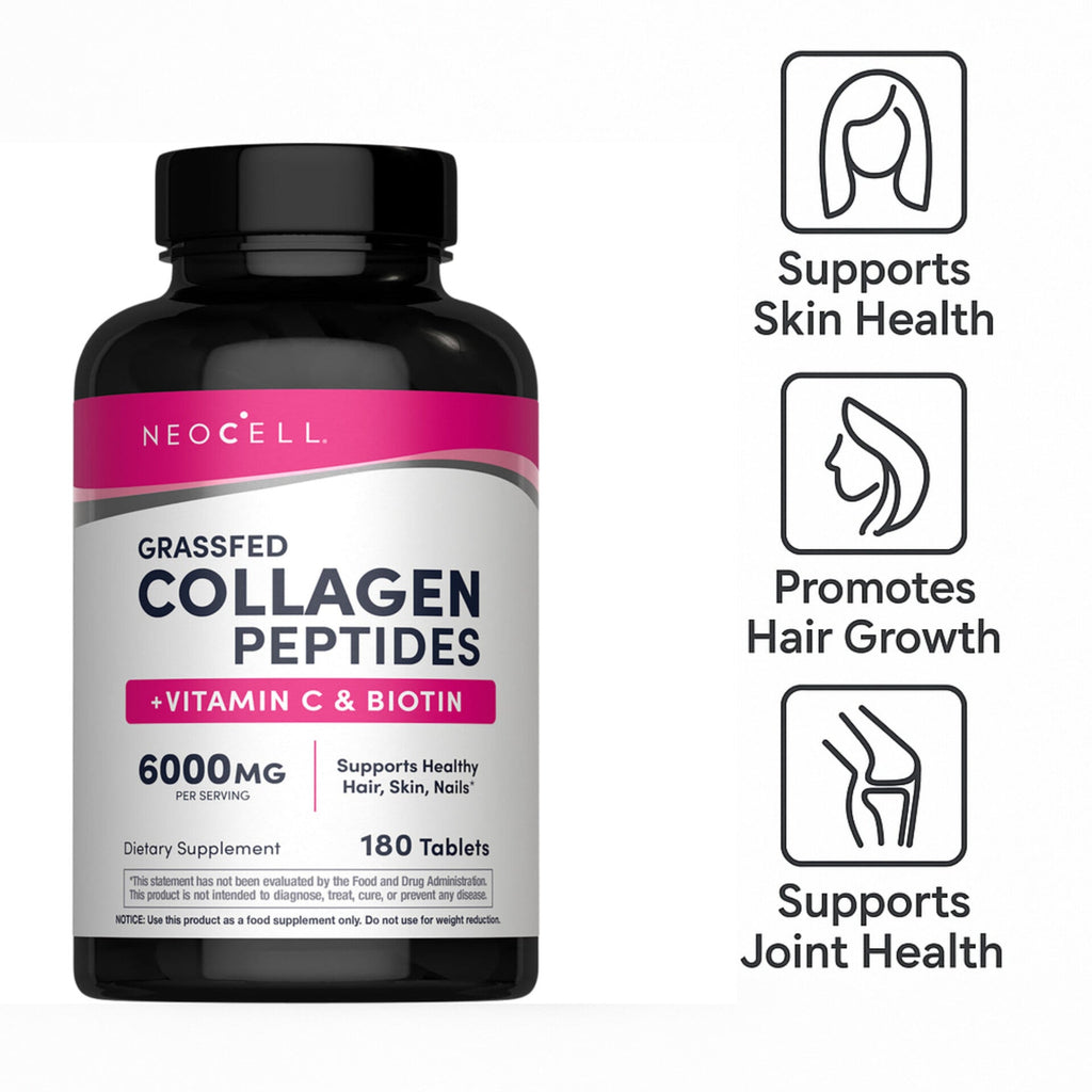 NeoCell Grassfed Collagen Peptides + Vitamin C & Biotin