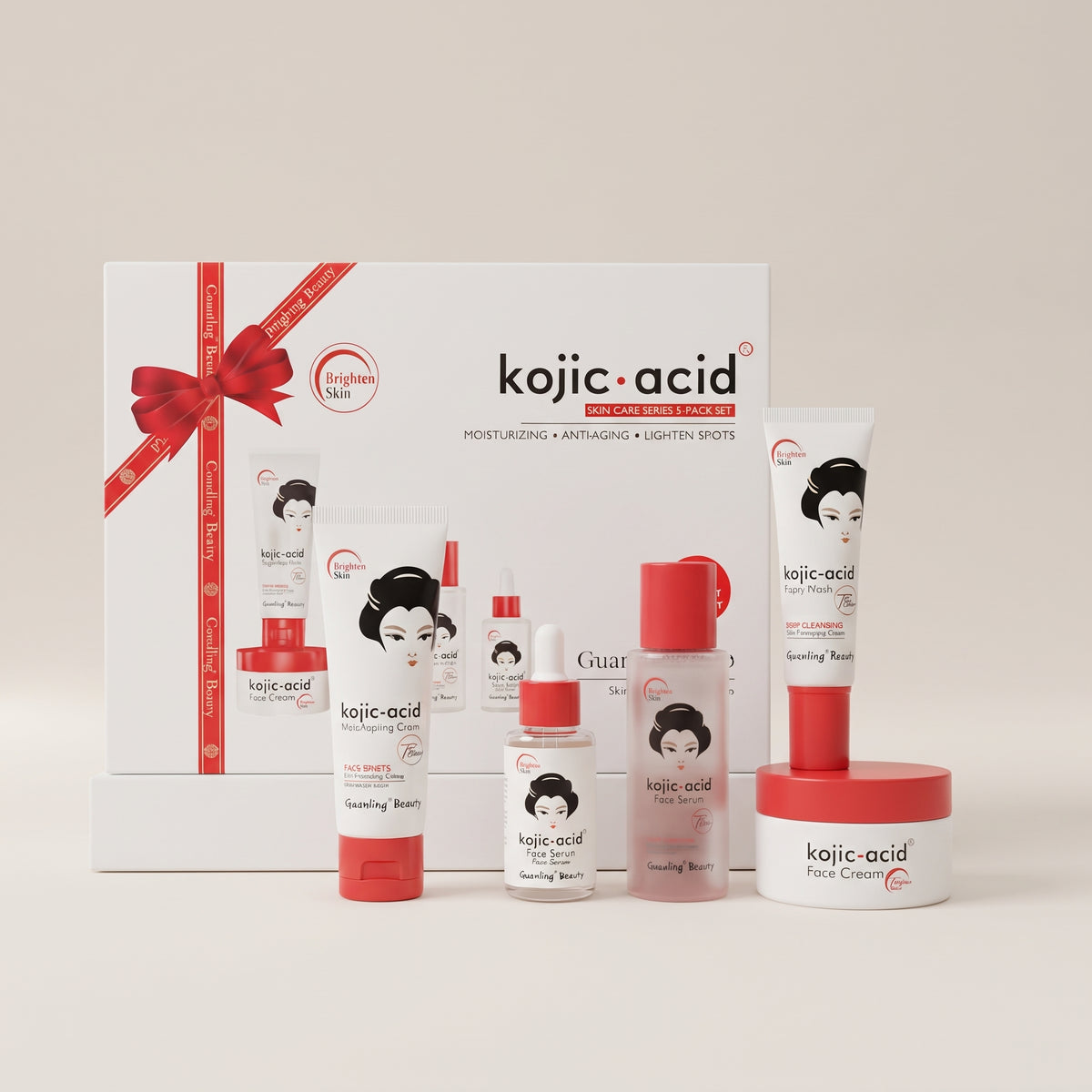 Kojic Acid Brightening 5-Piece Skincare Set – image 2