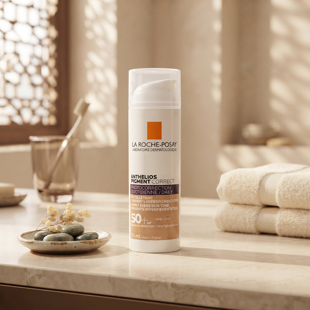La Roche-Posay Anthelios Pigment Correct SPF 50+ Light 50ml – Tinted Sunscreen for Dark Spots
