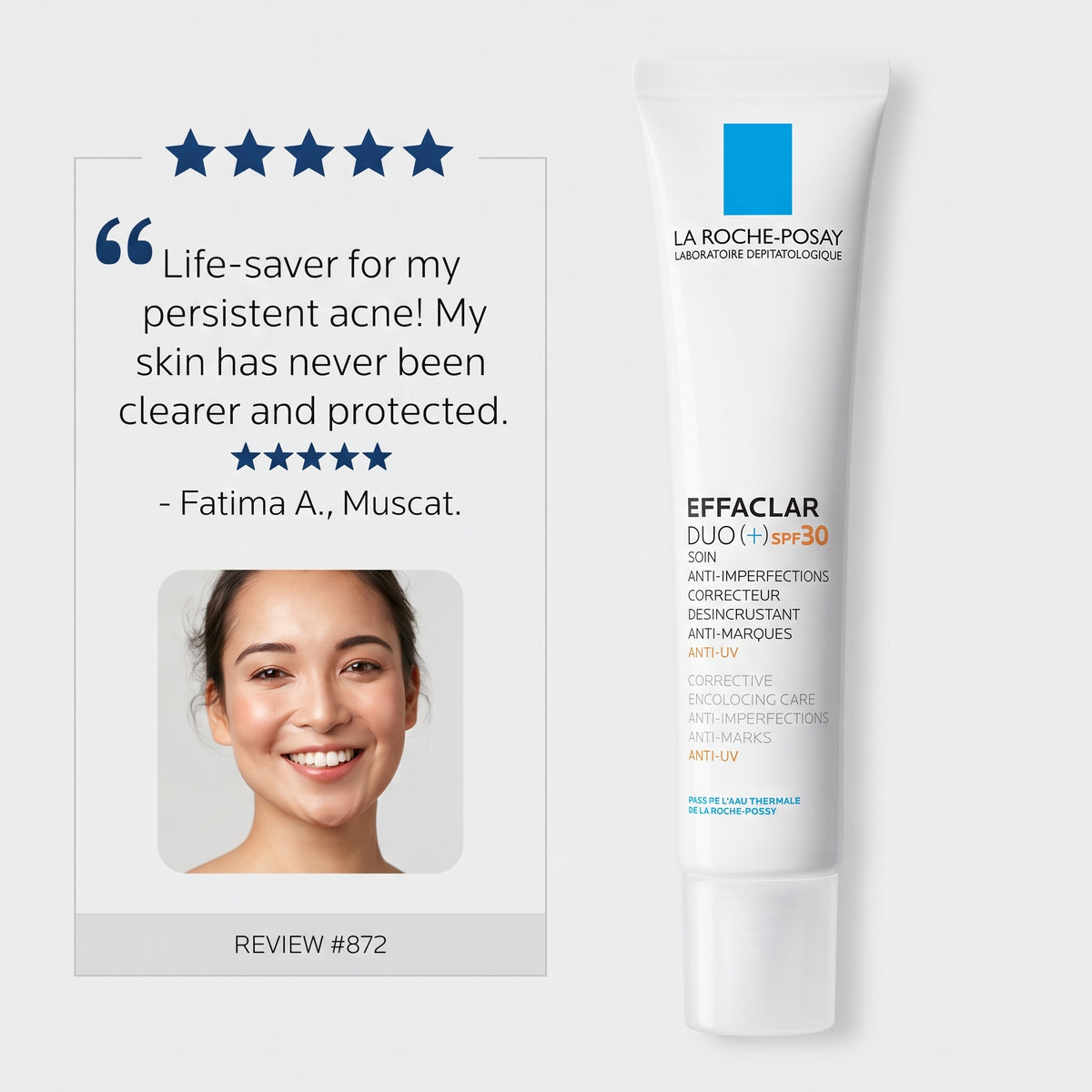 La Roche-Posay Effaclar Duo+ SPF 30 40ml – Anti-Blemish Moisturiser