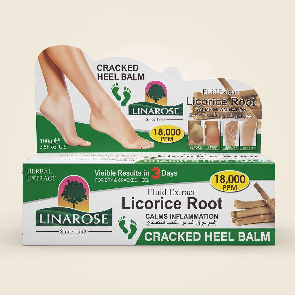 Lina Rose Licorice Balm for Cracked Heels - 100 gm