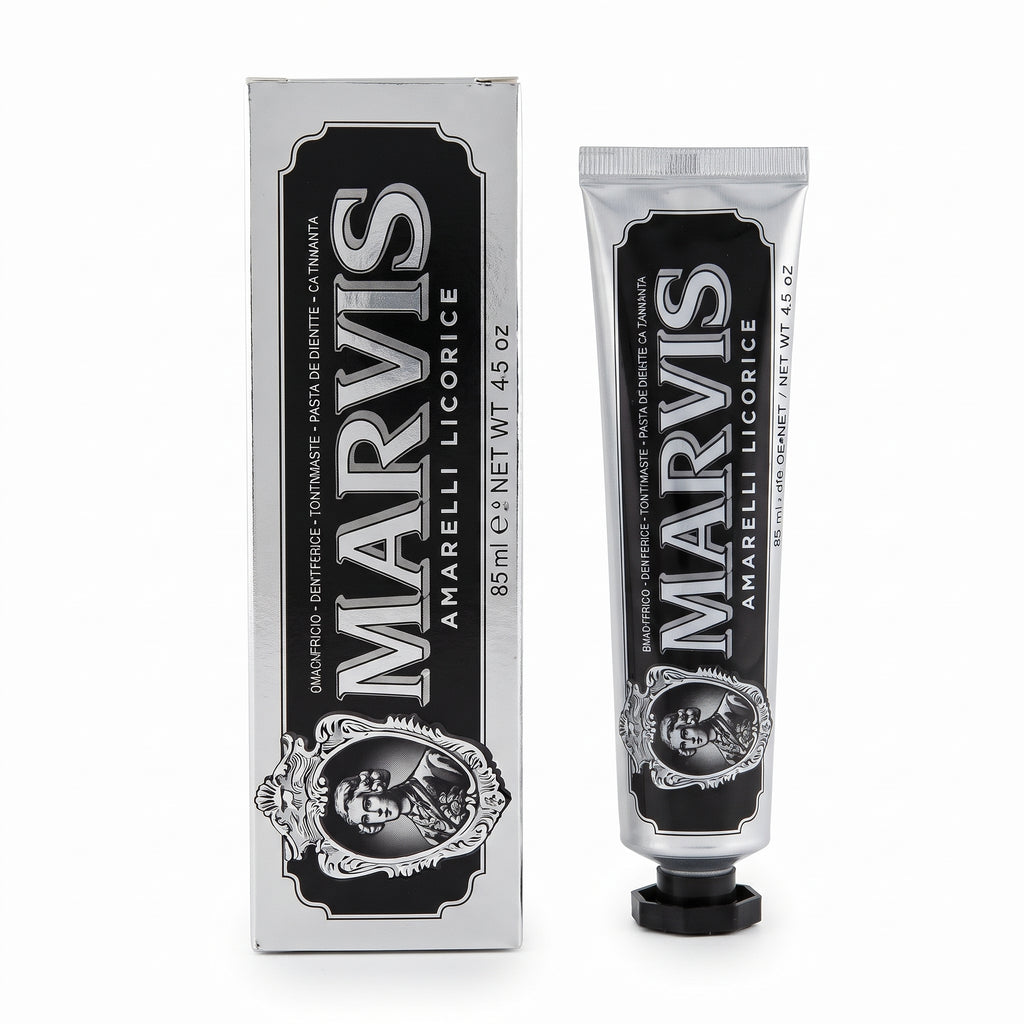 Marvis Amarelli Licorice Toothpaste – Premium Italian Mint & Licorice Toothpaste