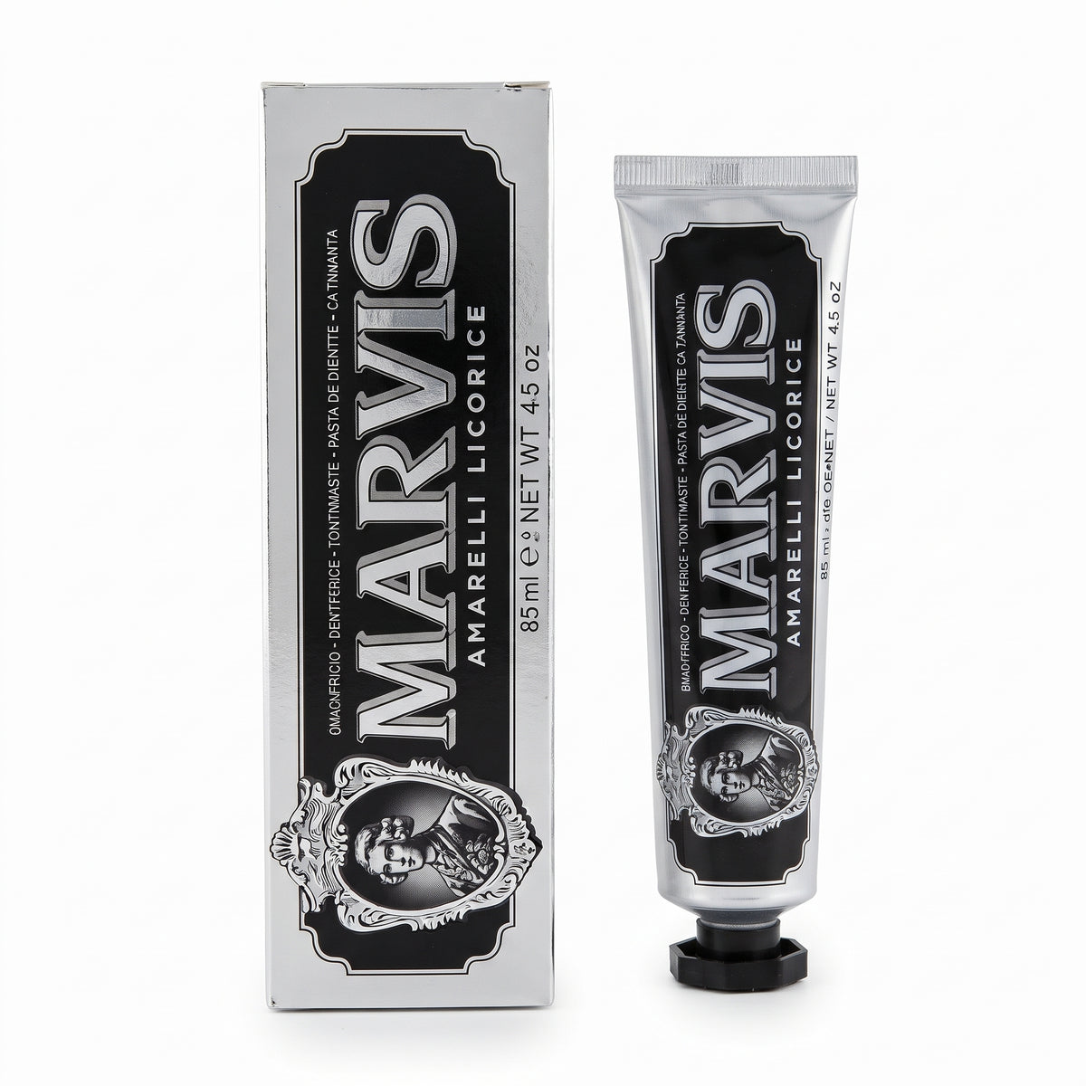 Marvis Amarelli Licorice Toothpaste – Premium Italian Mint & Licorice Toothpaste