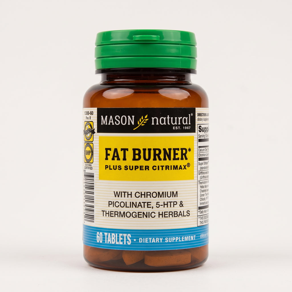 Mason Natural, Fat Burner Plus Super Citrimax, 60 Tablets