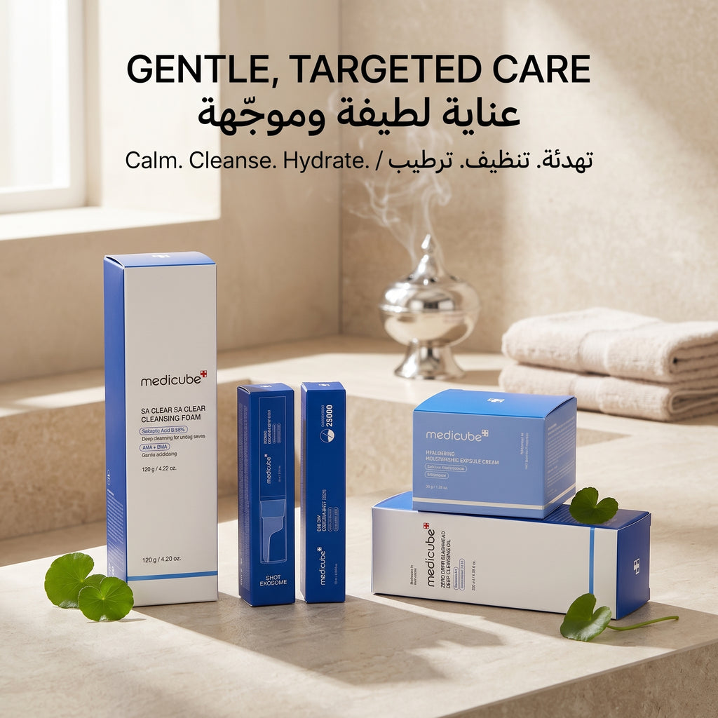 Medicube Zero Pore & Advanced Exosome Shot Set, Korean pore-refining skincare set (view 6)