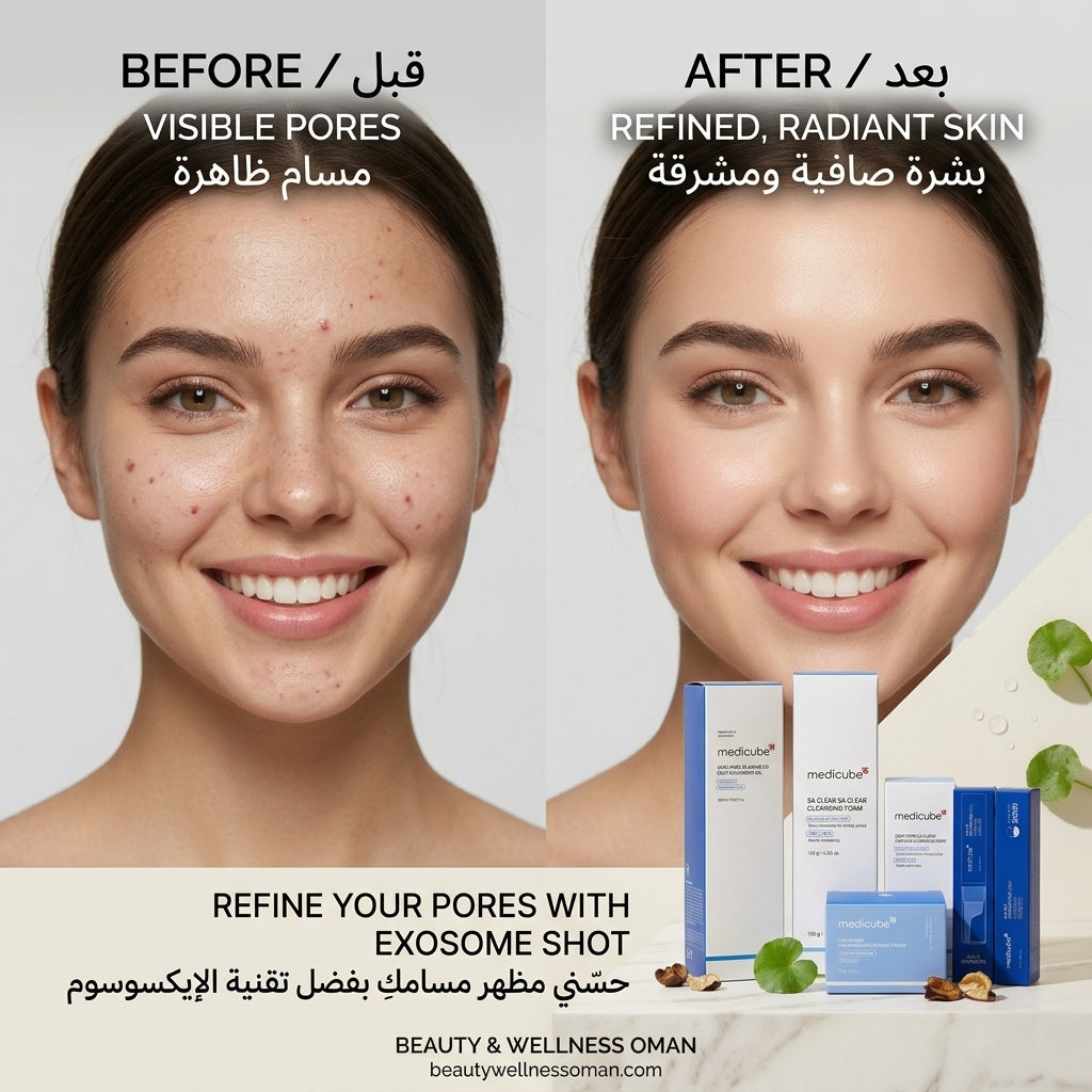 Medicube Zero Pore & Advanced Exosome Shot Set, Korean pore-refining skincare set (view 2)