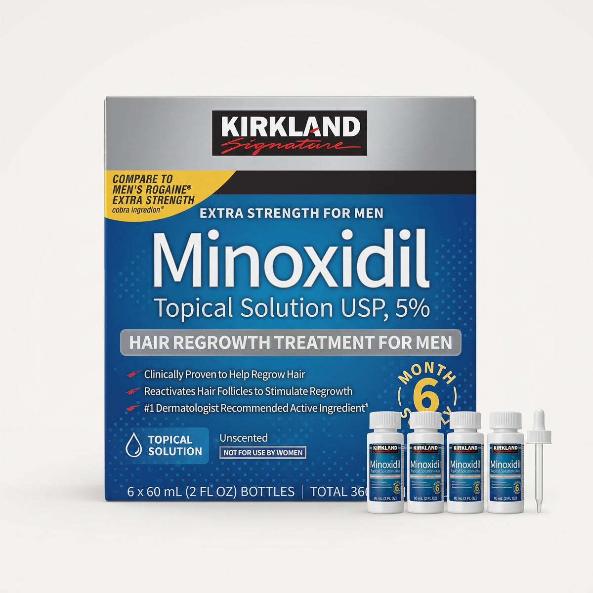 Kirkland Signature Minoxidil 5% Topical Solution (Men)