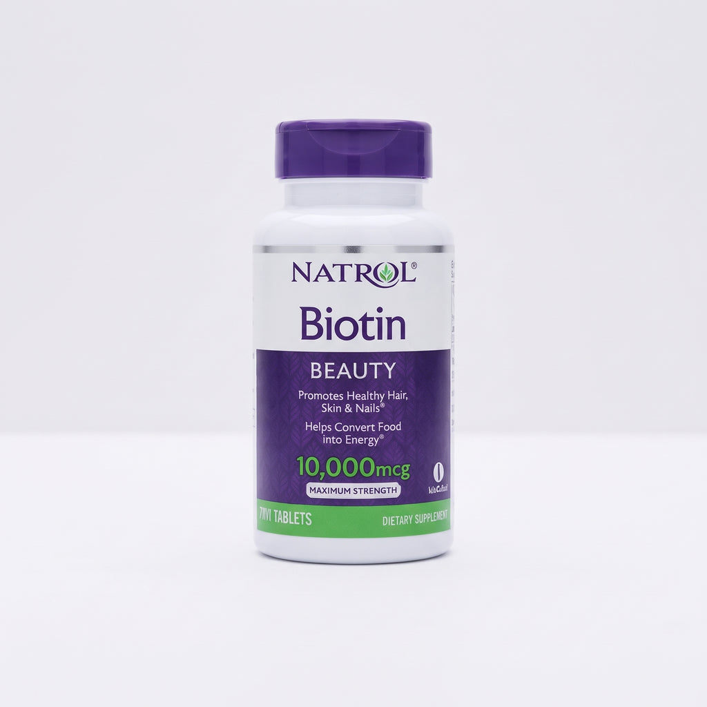 Natrol Biotin Maximum Strength 10,000 mcg Tablets, 100 Count