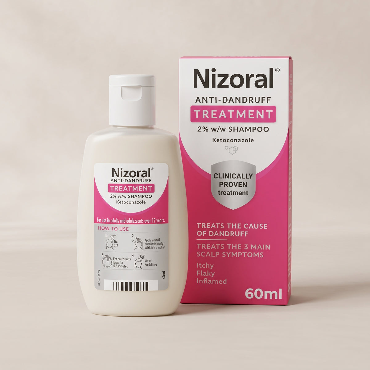 Nizoral Anti-Dandruff Treatment (2% Ketoconazole)