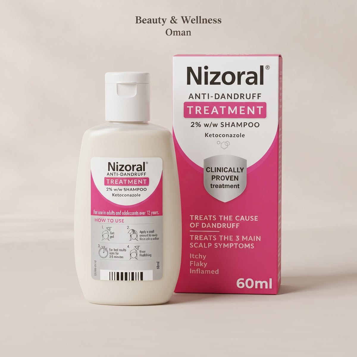 Nizoral Anti-Dandruff Treatment (2% Ketoconazole)