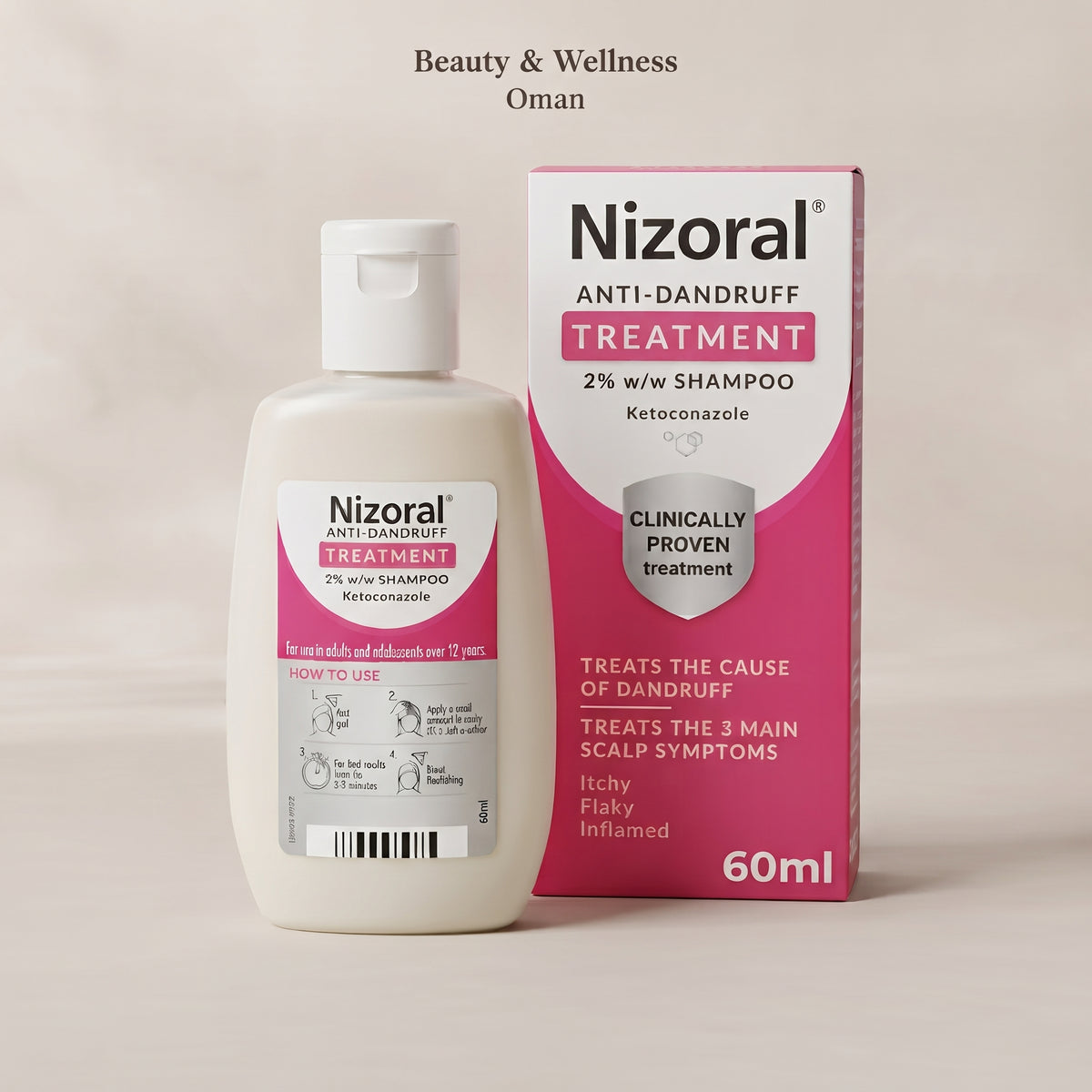 Nizoral Anti-Dandruff Treatment (2% Ketoconazole)