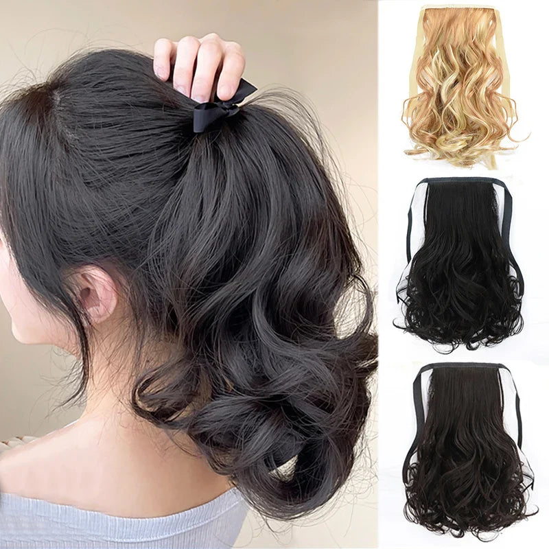 Synthetic Ponytail Hair Extension – authentic hair accessory in Oman