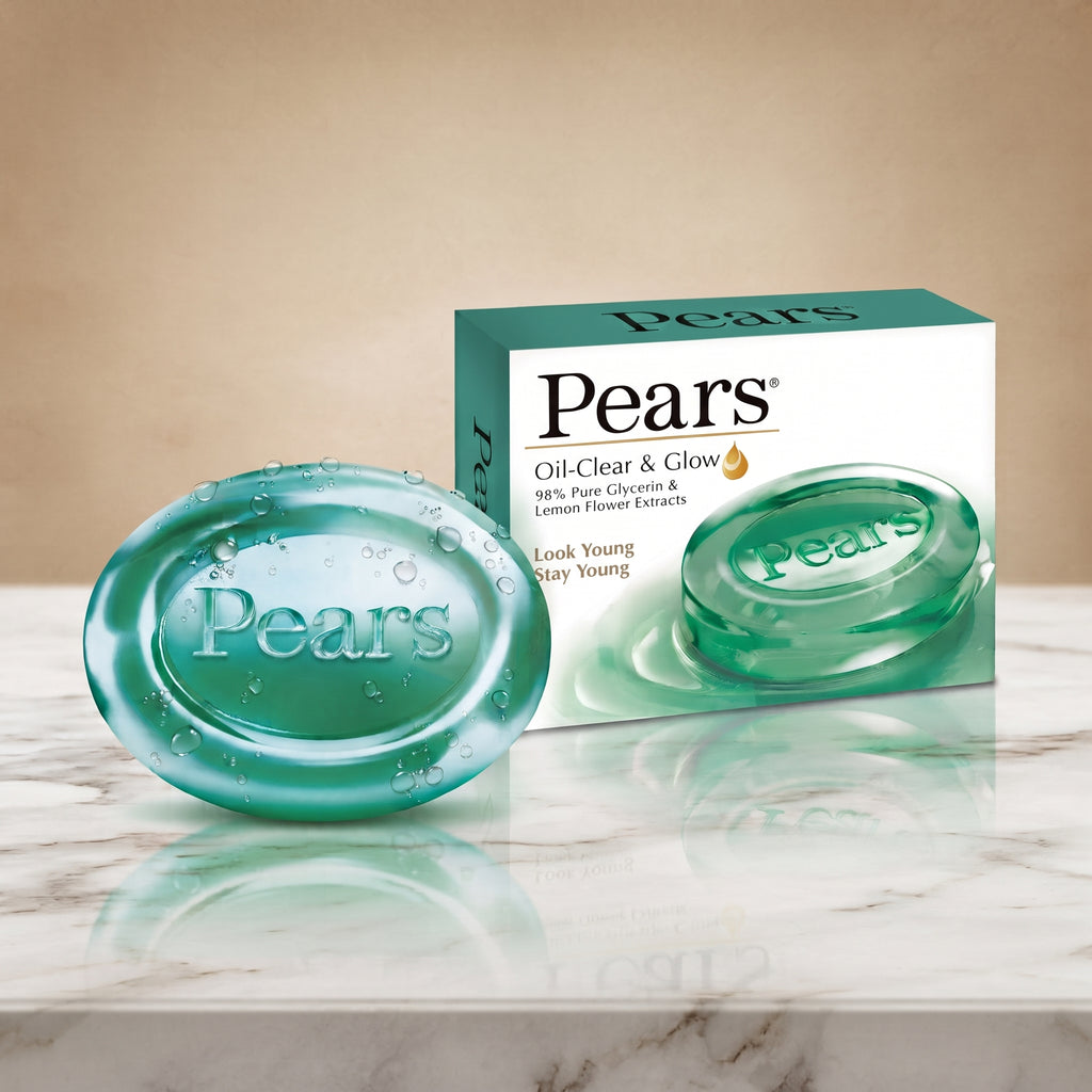 PEARS OIL CLEAR & GLOW SOAP 125G