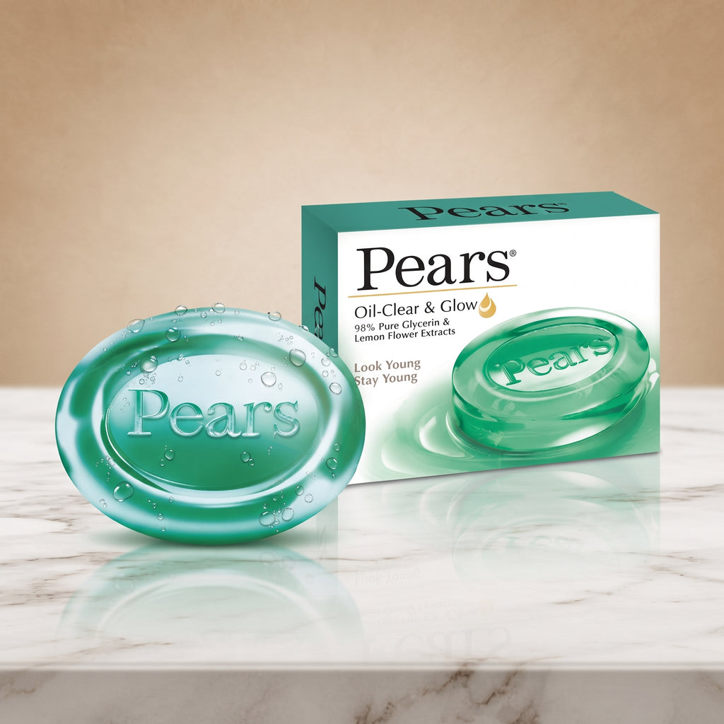 PEARS OIL CLEAR & GLOW SOAP 125G