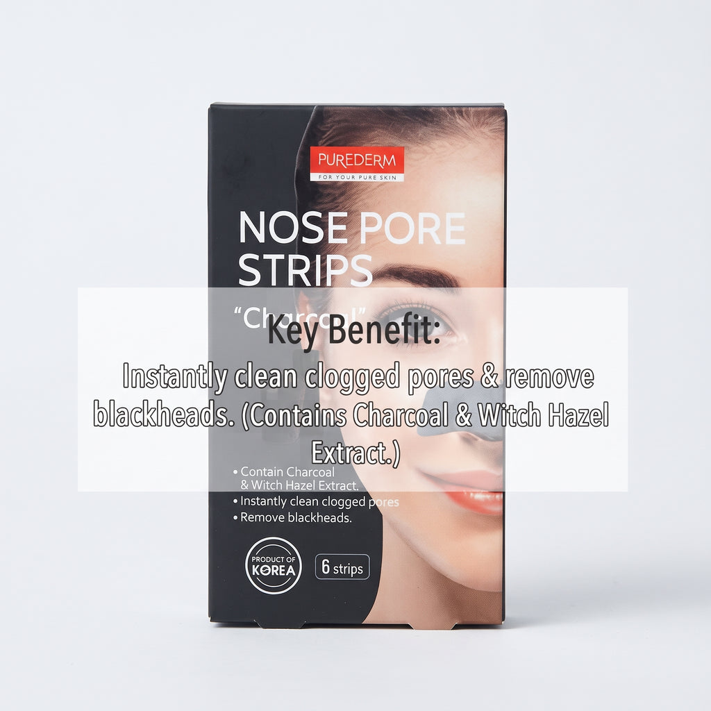 Purederm Nose Pore Strips Charcoal