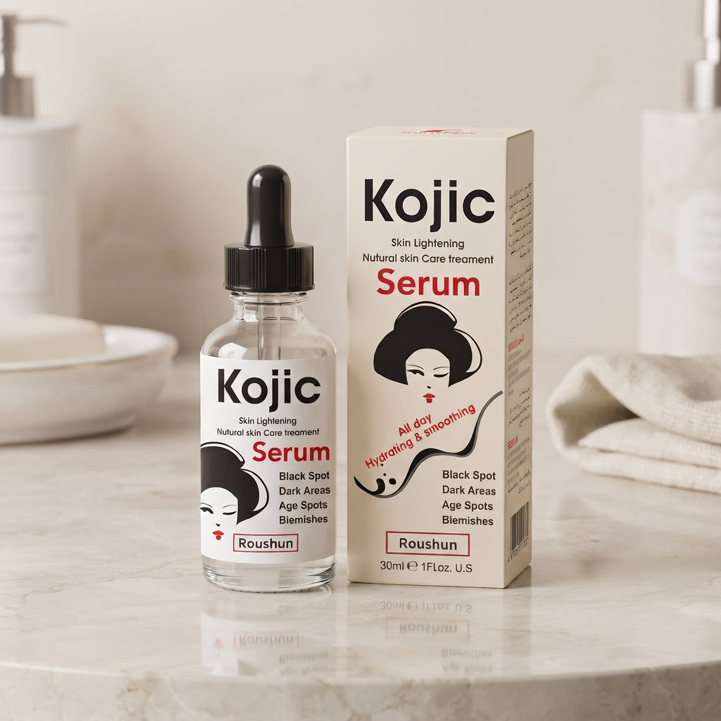 ROUSHUN Kojic Skin Lightening Black Spot Face Serum – image 4