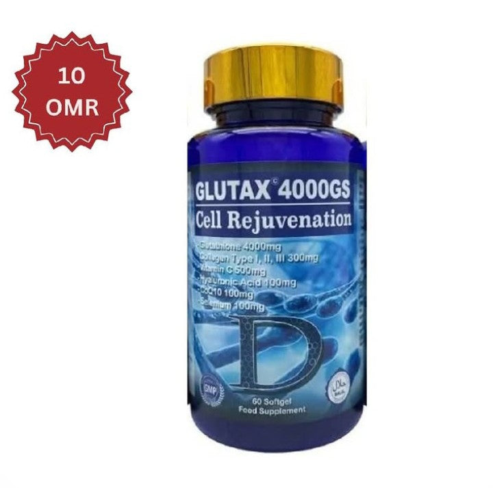 Glutax 4000GS Cell Rejuvenation – authentic wellness in Oman