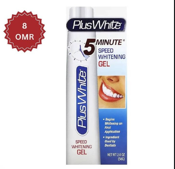 Plus White 5 Minute Speed Whitening Gel – authentic oral care in Oman