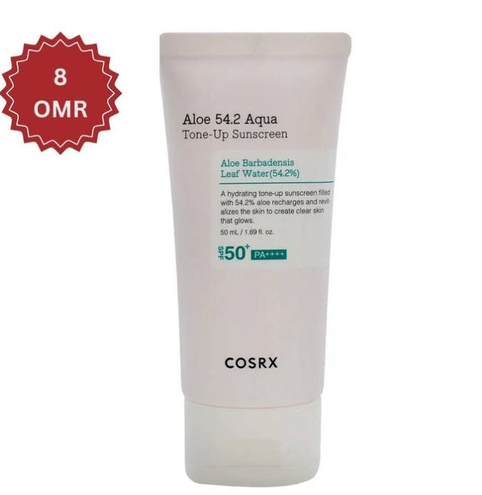 COSRX Aloe 54.2 Aqua Tone-Up Sunscreen – authentic Korean sunscreen in Oman