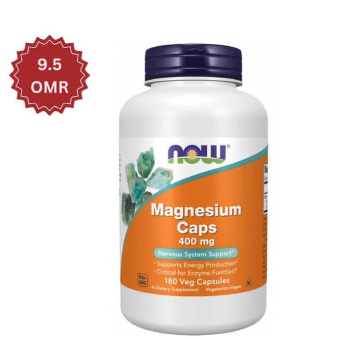 Magnesium 400 mg capsules – authentic wellness supplement in Oman