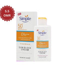 Simple Sun Block Cream SPF 50+ – authentic sunscreen in Oman