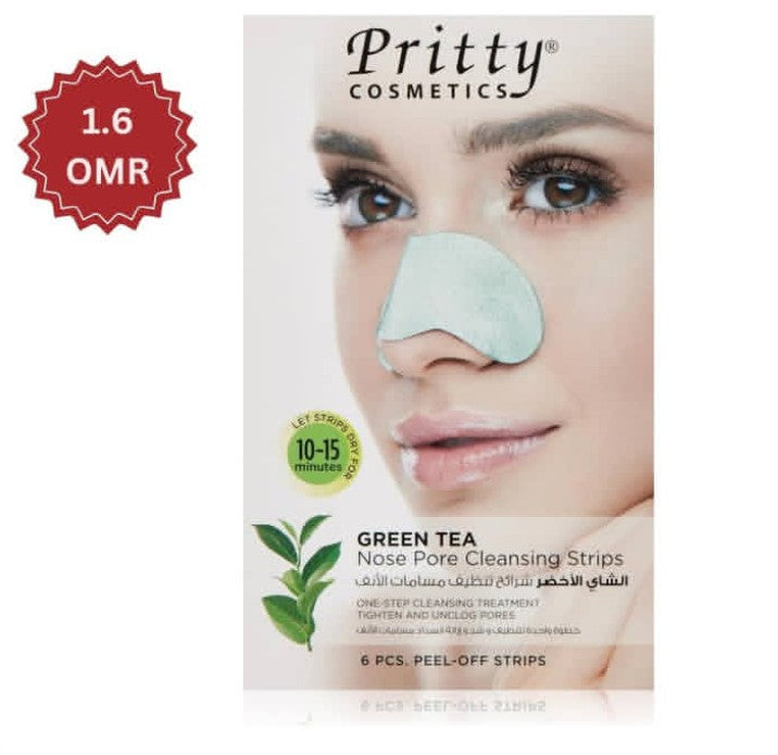 Prity Tea Tree Nose Pore Cleansing Strips – authentic skincare in Oman